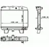 Image de NRF B.V. Radiateur moteur pour PEUGEOT: 504, 204, 304 & CHEVROLET: CAMARO & VOLVO: 340-360, 360, 240, 480, 340, 345, 343, 440 (Ref: 57101)