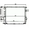 Image de NRF B.V. Radiateur moteur pour BMW: Série 5 (Ref: 58247)