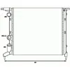Image de NRF B.V. Radiateur moteur pour RENAULT: R19, Clio, Lutécia (Ref: 58785)