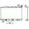Image de NRF B.V. Radiateur moteur pour NISSAN: Primera & ALFA ROMEO: Alfasud (Ref: 513497)