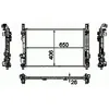 Image de NRF B.V. Radiateur moteur pour MERCEDES-BENZ: Classe A, Classe B (Ref: 53800)