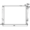 Image de NRF B.V. Radiateur moteur pour HYUNDAI: Santa Fe (Ref: 53174)