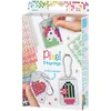 Image de Pracht Creatives Hobby PIXEL- Kit créatif 3 Porte-clés + livret 38 modèles-Girly, PX20131 A partir de 8 ans