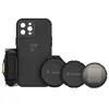 Image de PolarPro - LiteChaser - iPhone 12 Pro - Kit VND - Étui de protection - Poignée correspondante - Filtre ND variable - Bouchon d'objectif - Compatible avec les objectifs Moment série M - MagSafe