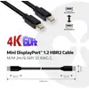Image de club3D CAC-2161 DisplayPort-kabel Mini-displayport Aansluitkabel Mini DisplayPort-stekker, Mini DisplayPort-stekker 2.00 m Zwart Vlambestendig