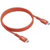 Image de club3D CAC-1511 USB-C-kabel USB 2.0 USB-C stekker 1.00 m Oranje