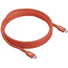 Image de club3D CAC-1513 USB-C-kabel USB 2.0 USB-C stekker 3.00 m Oranje