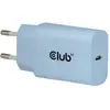 Image de club3D CAC-3022 USB-oplader 30 W USB-C stekker USB PD 3.0 Blauw Binnen USB Power Delivery (USB-PD)