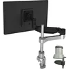 Image de R-Go Caparo 4 D2 Bras de moniteur -Simple Ecran - PC moniteur support pour 1 Écran- Fixation bureau - Ressort à gaz jusqu'à 9 kg - Conception modulaire-Matériaux recyclables-Noir/Argent