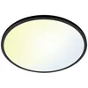 Image de WiZ Plafondlamp SuperSlim - Diameter: 43 cm - Warm- tot Koelwit Licht - Slimme Plafonniere - 22W - Zwart - Wi-Fi