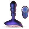 Image de Hueman Meteroid Anulingus Buttplug   Jouet Anal avec des Perles Rotatives dans L'Arbre   Plug Anal pour Homme et Femme - Parfait pour les Amateurs d'Anulingus - Longueur Insérable 11,00 cm - Violet