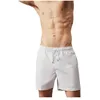 Image de Calvin Klein Maillot de bain long avec cordon de serrage pour homme, Blanc (Pvh Classic White), XL