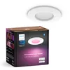 Image de Philips Hue platte Inbouwspot - 90mm - Wit & Gekleurd Licht - Bluetooth Compatibel - Stembediening met Alexa - Apple Home & Google Assistant - LED Spots - Wit