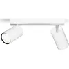 Image de Philips Idris Spot - Plafondspot - Spatwaterdicht IP44-5W - Wit - Badkamerlamp - Twee lichtpunten - Alleen geschikt voor LED spots