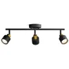 Image de Philips Niall Spot - Plafondspot met drie lichtpunten - Zwart met goud design - GU10 LED fitting