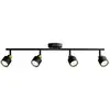 Image de Philips Niall 8720169300132 Plafondspot GU10 Zwart, Goud