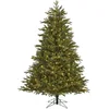 Image de Black Box Trees Cottage Sapin de Noël artificiel avec éclairage LED - H185 x Ø137 cm - Vert