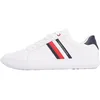 Image de Tommy Hilfiger Essential Leather Low Top Cupsole Baskets Homme, White, 43 EU