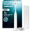 Image de Philips Sonicare 5500 - Brosse à dents électrique sonique avec 2 modes, Alerte de pression, EasyStart, SmarTimer et BrushPacer, Blanc, modèle HX7110/02 [Nouvelle technologie]