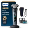 Image de Philips Rasoir i9000, Rasoir électrique sec et humide, Taubenblau, avec technologie Skin IQ, système triple lift & cut, 360 rotatif Dual SteelLames de précision de précision, Pod Quick Clean, X9001/30