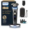 Image de Philips Rasoir i9000 Prestige Ultra, rasoir électrique sec et humide, technologie Skin IQ Pro, système Triple Lift & Cut, lames de précision NanoTech rotatives à 360°, 5 modes de rasage, XP9405/31