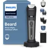 Image de Philips Tondeuse à barbe série 7000   Lames en métal auto-affûtées, 40 réglages réglables, technologie BeardSense, Collecte des poils, 100% étanche, Socle de recharge, Pochette souple, BT7660/15