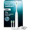 Image de Philips Sonicare 5300 - Brosse à dents électrique sonique avec 2 niveaux d'intensité, Alerte de pression, EasyStart, SmarTimer et BrushPacer, Blanc, modèle HX7108/04 [Nouvelle technologie]