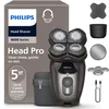 Image de Philips Head Shaver Pro 9000 Series - Rasoir pour la tête pour hommes et femmes, tête flexible à 360°, lames ComfortCut, rasage efficace tout en douceur pour la peau, idéal en cadeau, modèle HS9980/15