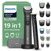 Image de Philips Multigroom série 9000 Tondeuse tout-en-un 19 accessoires + rasoir OneBlade pour hommes   ensemble tondeuse/rasoir pour barbe, cheveux et corps, 27 hauteurs de coupe (0,2-20 mm), MG9556/15