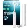 Image de Philips Sonicare série 2100   Brosse à dents électrique sonique, 2 niveaux d’intensité, EasyStart, SmarTimer, 14 jours d’autonomie, étui de voyage, coloris rose pâle, modèle HX4023/03, [Nouveau]