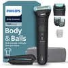 Image de Philips Bodygroom série 7000 - tondeuse hommes avec tête flexible 2D, système de rasage Triple protection, têtes interchangeables, zones intimes, 100% étanche, autonomie 120 min, modèle BG7480/15