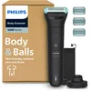 Image de Philips Bodygroom série 5000 - tondeuse pour hommes avec système de rasage Triple protection, taille des poils et rasage des zones intimes, 100% étanche, autonomie de 100 min, modèle BG5485/30