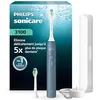 Image de Philips Sonicare série 3100   Brosse à dents électrique, capteur de pression, 3 intensités, EasyStart, SmarTimer, 14 jours d’autonomie, étui de voyage, coloris bleu marine, HX4034/24, [Nouveau]