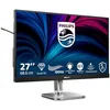 Image de Philips 27B2N4500 Moniteur QHD, haut-parleur réglable en hauteur, Adaptive Sync (2560 x 1440, 120 Hz, 2 x HDMI 2.0, DisplayPort 1.2, hub USB) Noir/gris