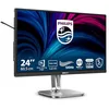 Image de Philips 24B2U4301-Moniteur Full HD de 24 pouces, haut-parleurs réglables en hauteur (1920 x 1080, 120 Hz, HDMI 1.4, DisplayPort 1.4, USB-C (alimentation 100 W), sortie DP, hub USB) noir gris