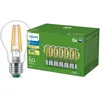 Image de Philips Ultra Efficient LED Bulb, Classe d'efficacité énergétique A, avec douille E27, 60W, transparent, blanc chaud 2700K, 6 packs