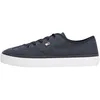 Image de Tommy Hilfiger Femme Washed Canvas Vulc Sneaker Fw0fw08894 Bas, Blue Space Blue, 40 EU