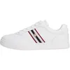Image de Tommy Hilfiger TH Webbing Cupsole FW0FW09001 Chaussures basses pour femme Blanc Taille 3,5, White, 36 EU