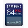 Image de Samsung PRO Ultimate met kaartlezer   SD kaart 64 GB   200 & 130 MB/s   Geheugenkaart camera