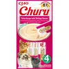 Image de INABA Churu - Friandises pour Chats en Purée au Thon & Crevettes - Délicieux Snacks pour Félins - Texture Lisse et Onctueuse - Nourriture pour Chats - 4 Tubes x 14g