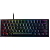 Image de Razer Huntsman Mini clavier de jeu compact 60% (commutateurs linéaires optiques-mécaniques, touches PBT Doubleshot, câble USB-C amovible) Disposition britannique Noir