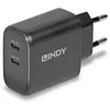 Image de Lindy chargeur GaN 65W 2x USB-C