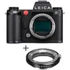 Image de Leica SL3 + bague d'adaptation d'objectif M-L noir pour appareil photo SL