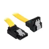 Image de Delock SATA 6 Go/s Câble haut coudé vers le bas 20 cm jaune