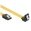 Image de Delock SATA 6 Go/s Câble haut coudé vers le bas 30 cm jaune