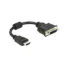 Image de Delock 65327 Adaptateur HDMI mâle - DVI 24+5 femelle 20 cm