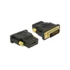 Image de Delock 65466 Adaptateur DVI 24+1 pin mâle vers HDMI femelle