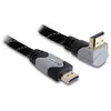 Image de Delock câble High Speed HDMI Ethernet Type-A vers Type-A coudé 4K 1m