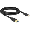 Image de Delock 84006 Câble USB-C vers USB-A 3m