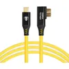 Image de Cobra Tether cordon coudé USB-C vers USB-3 Micro-B 5Gbps 10m - Jaune